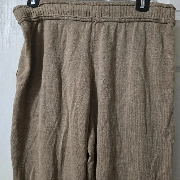 MOD REF The Reni Pants, Tan/Camel Sweater Knit Joggers, Elastic Waist, EUC! - Picture 9 of 11